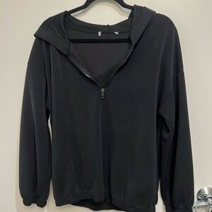 black half zip
